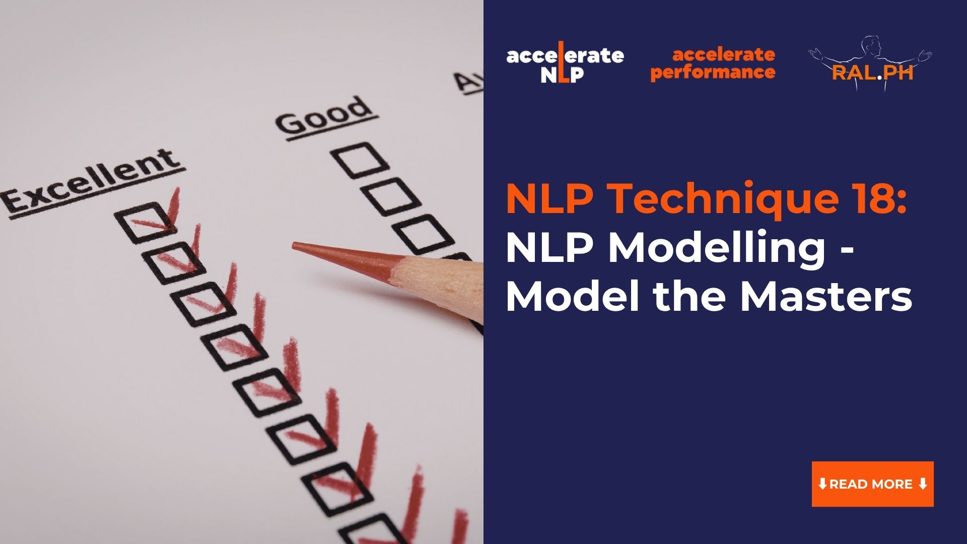 NLP Technique 18: NLP Modelling - Model the Masters